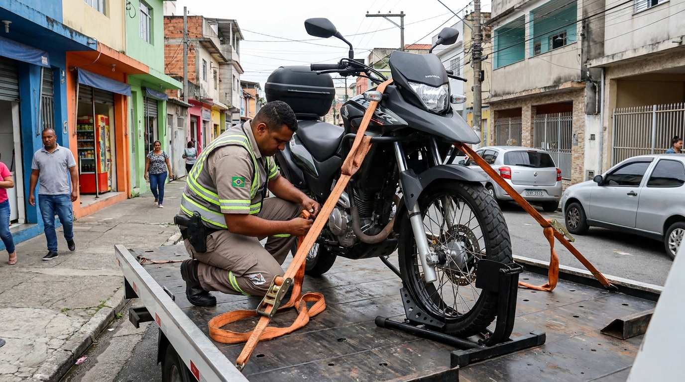 Transporte de Motocicleta em Jundiaí‑SP